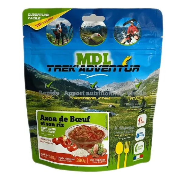 Axoa de boeuf et son riz