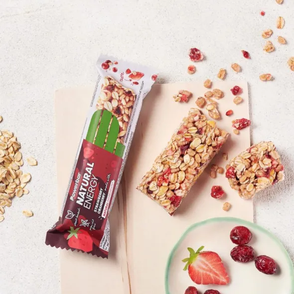 Barre aux céréales Powerbar Natural Energy - Fraise, cranberry