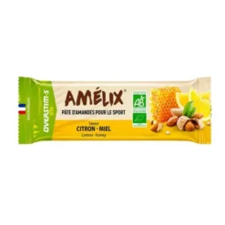 Barre énergétique bio Amélix Overstim.s - Pâte d´amandes, citron et miel