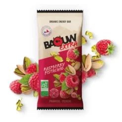 Barre énergétique bio Baouw Extra - Framboise, pistache