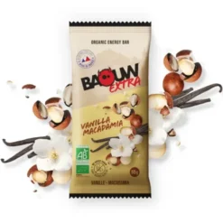 Barre énergétique bio Baouw Extra - Vanille, macadamia