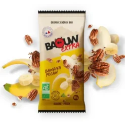 Barre énergétique bio Baouw Extra - Banane, pécan