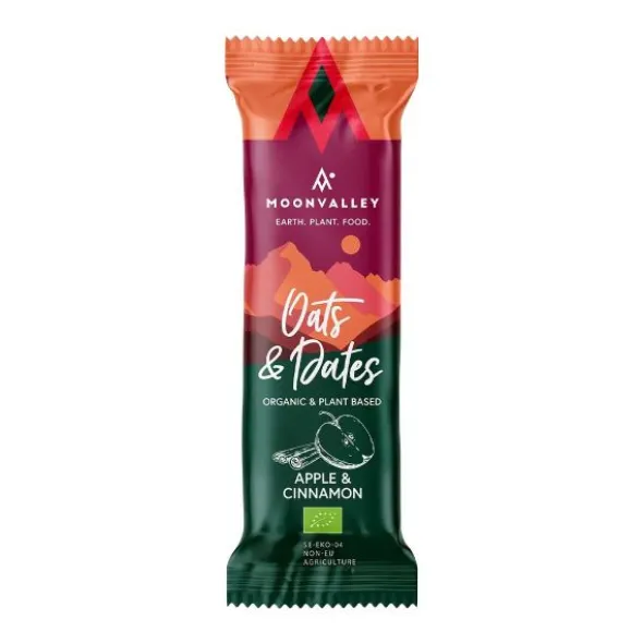 Barre énergétique bio Moonvalley - Pomme, cannelle