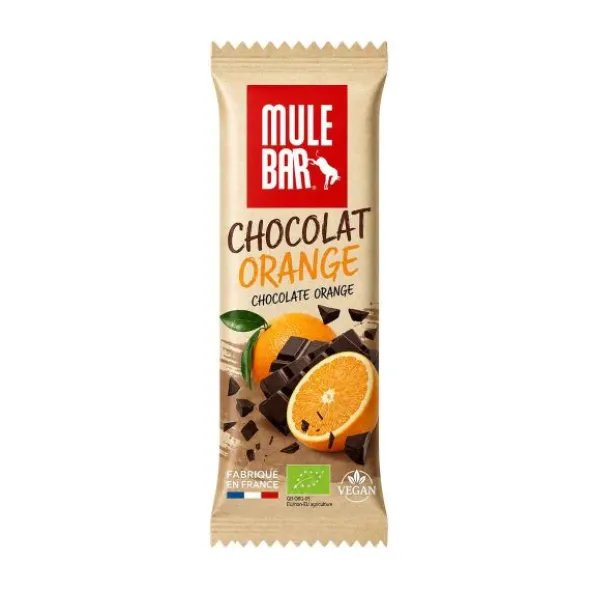 Barre énergétique bio Mulebar - Chocolat, orange