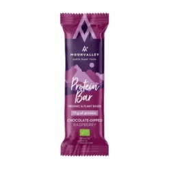 Barre protéinée bio Moonvalley - Framboise enrobée de chocolat