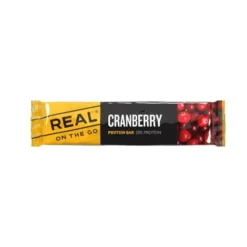 Barre protéinée Real On the Go - Cranberry