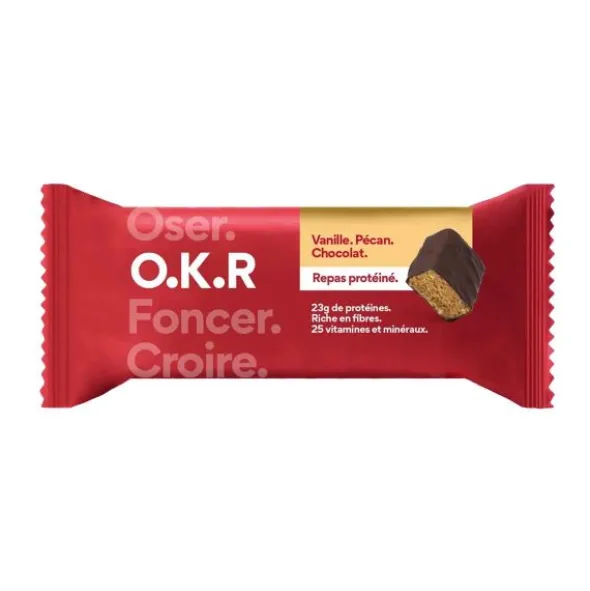 Barre-repas O.K.R - Vanille, pécan, chocolat