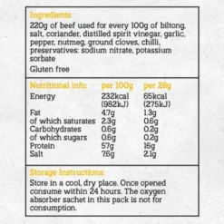 Biltong - Boeuf séché Original - 25 g
