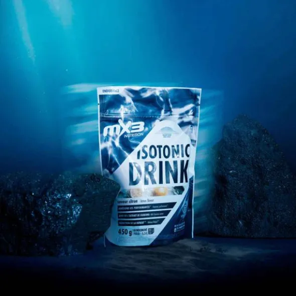 Boisson isotonique MX3 Endurance - Effort court - Citron, Guarana