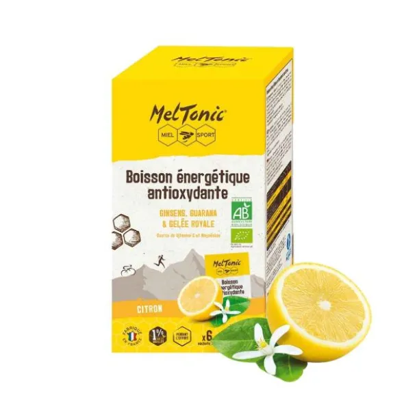Boisson énergétique antioxydante bio Meltonic x 6 sticks - Citron