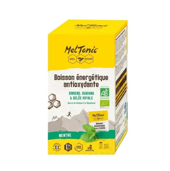 Boisson énergétique antioxydante bio Meltonic x 6 sticks - Menthe
