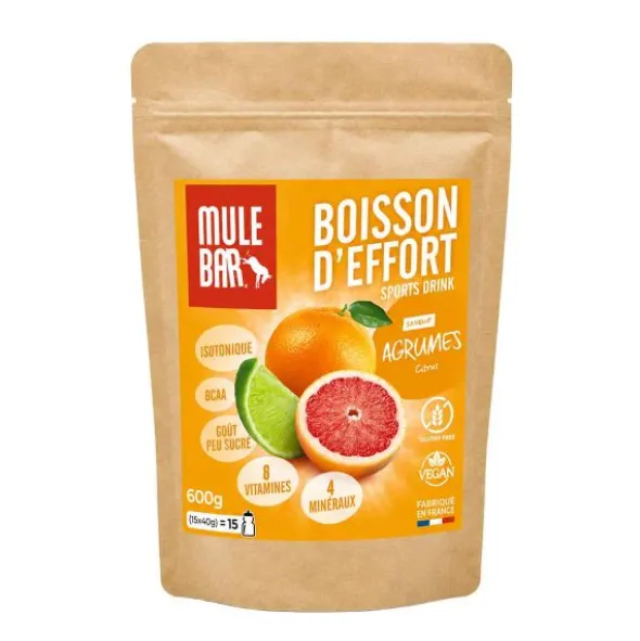 Boissons d'effort Mulebar - Agrumes