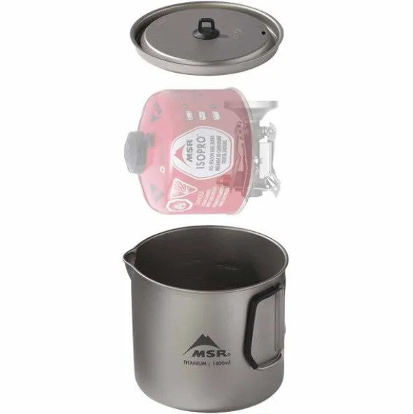 Bouilloire en titane MSR - 1,4 L