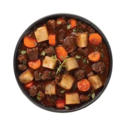 Bourguignon végétarien et pommes de terre