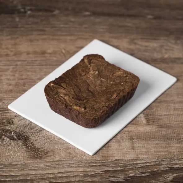 Brownie au chocolat noir et noix