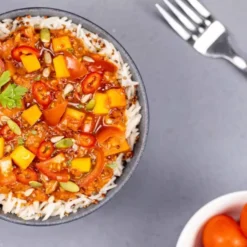 Chili mexicain végétarien et riz