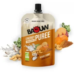 Compote énergétique salée bio Baouw - Cari de légumes