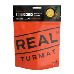 Couscous aux lentilles et aux épinards