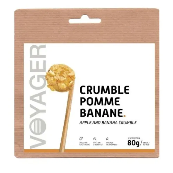 Crumble pomme banane