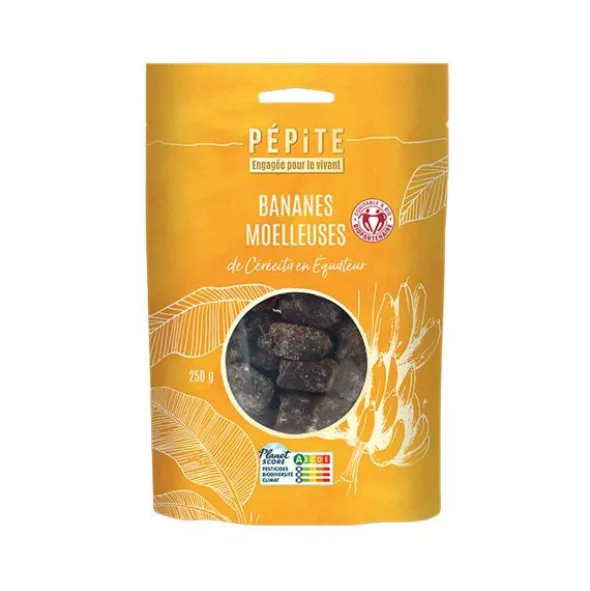 Cubes de bananes séchées bio