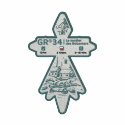 Écusson GR®34 Le Sentier des Douaniers - Bretagne