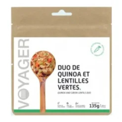 Duo de quinoa et lentilles vertes