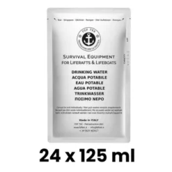 Eau potable en sachet - 5 ans - 3 L (24 x 125 ml)