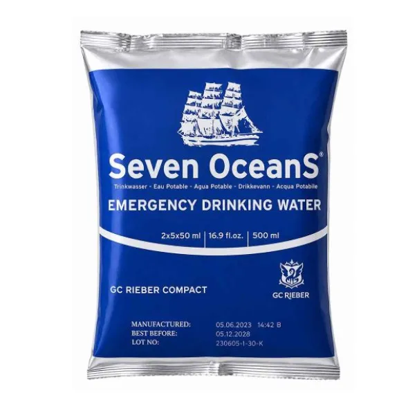Eau potable en sachet - 5 ans - 500 ml