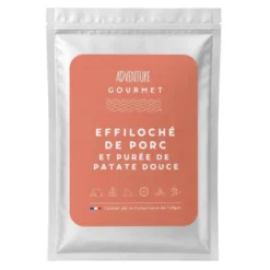 Effiloché de porc purée de patate douce