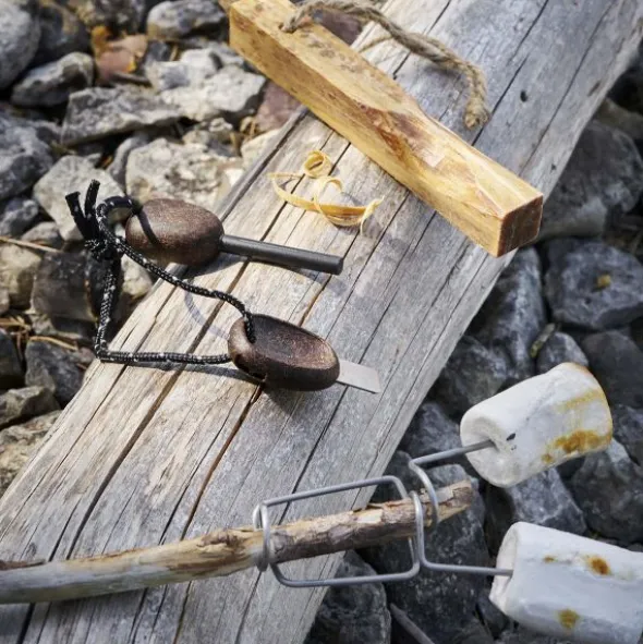 Firesteel Army bio Light My Fire - Pierre à feu, grattoir avec sifflet
