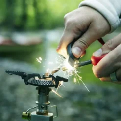 Firesteel Army bio Light My Fire - Pierre à feu, grattoir avec sifflet