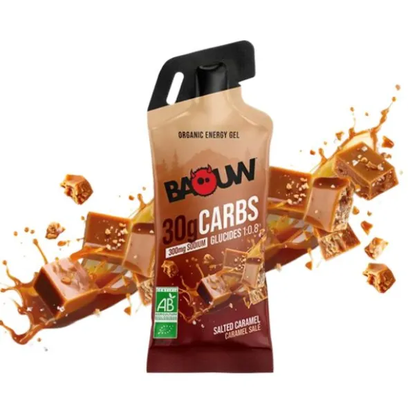 Gel énergétique bio Baouw - Caramel salé - Stick 44 g