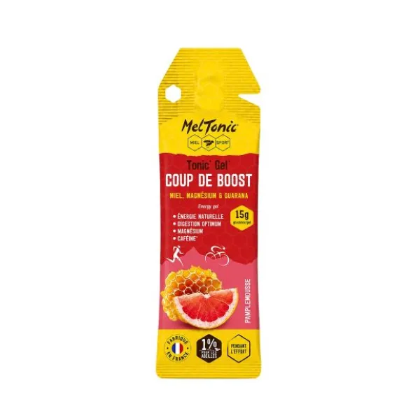 Gel énergétique Meltonic - Coup de boost - Miel, magnésium et guarana