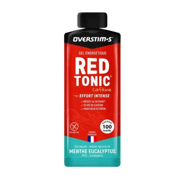 Gel Red tonic Overstim.s - Effort intense - Menthe, eucalyptus