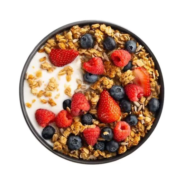 Granola aux fruits rouges