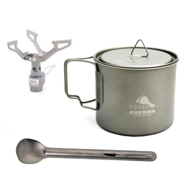 Kit de cuisine en titane ultraléger