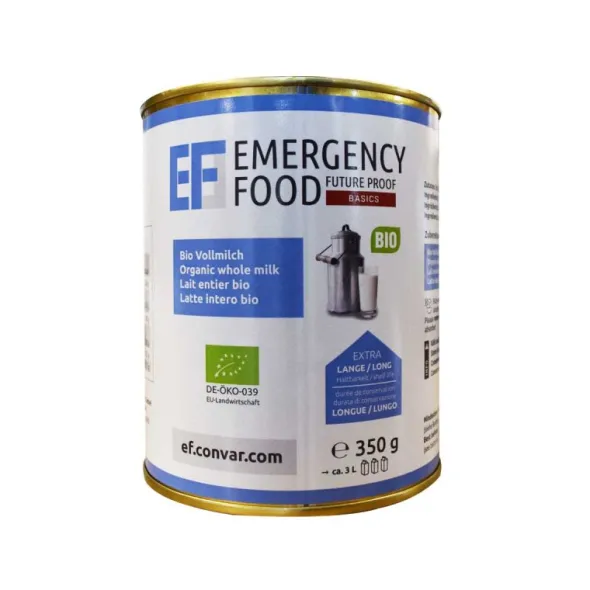 Lait entier en poudre bio - 350 g - 3 L - 15 ans