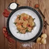 Lotte aux Kari gosse et petits légumes