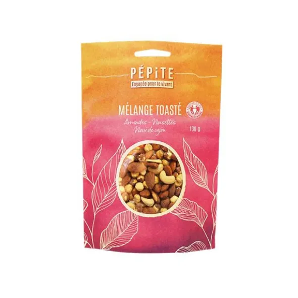 Mélange toasté - Fruits secs bio - 130 g