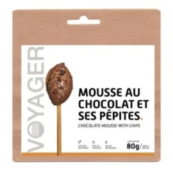 Mousse au chocolat et ses pépites