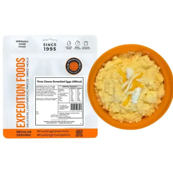 Oeufs brouillés aux 3 fromages