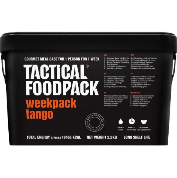 Pack 7 jours en seau Tango - Repas lyophilisés