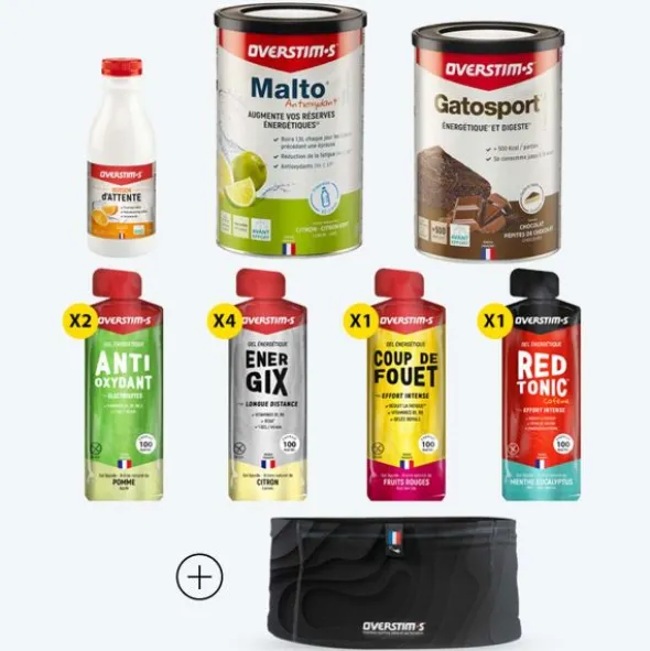 Pack nutrition pour Marathon - Overstims