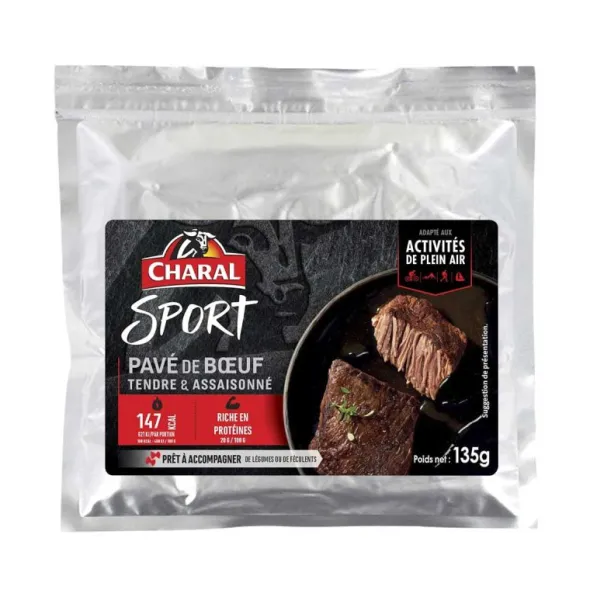 Pavé de boeuf tendre assaisonné