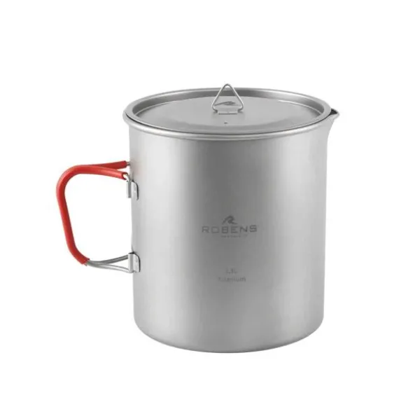 Popote en titane Robens Forge Duo Pot UL - 1,3 L