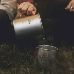 Popote en titane Robens Forge Duo Pot UL - 1,3 L