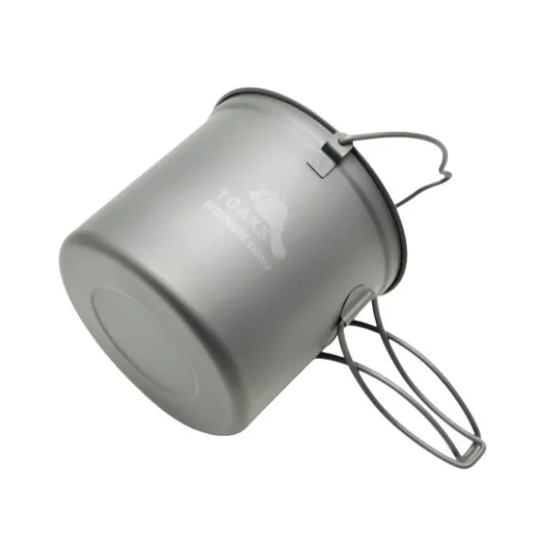 Popote en titane Toaks avec poignée - 1,1 L