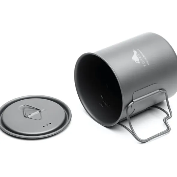 Popote en titane Toaks Ultralight avec couvercle - 0,45 L