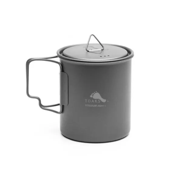 Popote en titane Toaks Ultralight avec couvercle - 0,45 L