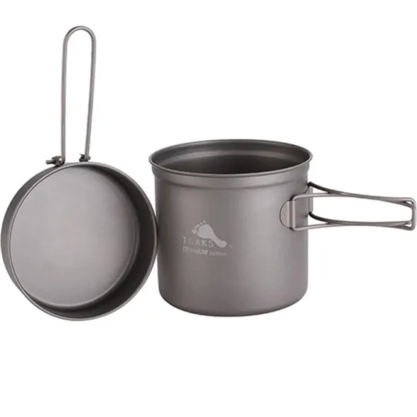 Popote et poêle en titane Toaks - 1,1 L